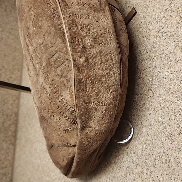 Versace euc suede leather shoulder bag - Picture 4 of 14